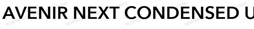 AVENIR NEXT CONDENSED UPPER Case字体转换